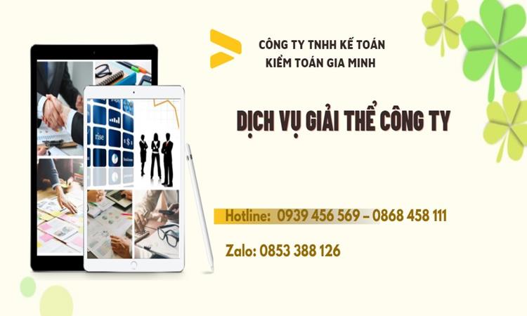 Thủ tục giải thể doanh nghiệp tại Quận Bình Tân trọn gói 