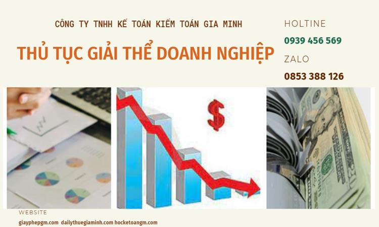 THỦ TỤC GIẢI THỂ DOANH NGHIỆP TẠI QUẬN BÌNH THỦY TRỌN GÓI 4 Thủ tục giải thể doanh nghiệp tại Quận Bình Thủy trọn gói