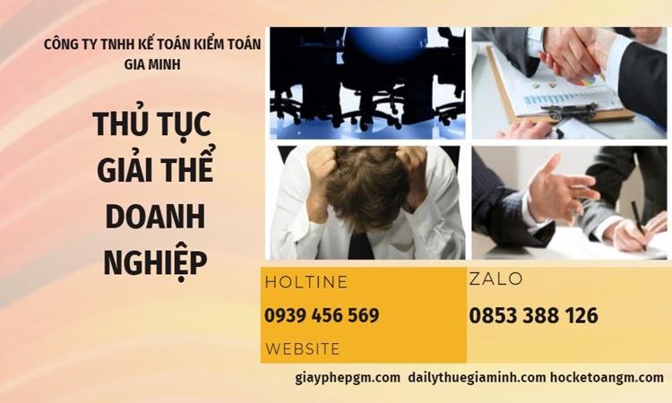 THỦ TỤC GIẢI THỂ DOANH NGHIỆP TẠI QUẬN CẦU GIẤY TRỌN GÓI 4 Thủ tục giải thể doanh nghiệp tại Quận Cầu Giấy trọn gói