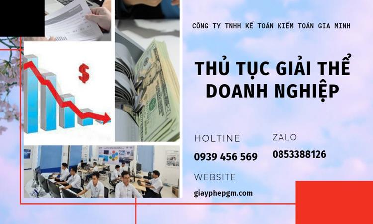 Thủ tục giải thể doanh nghiệp tại Thành Phố Hà Nội trọn gói 