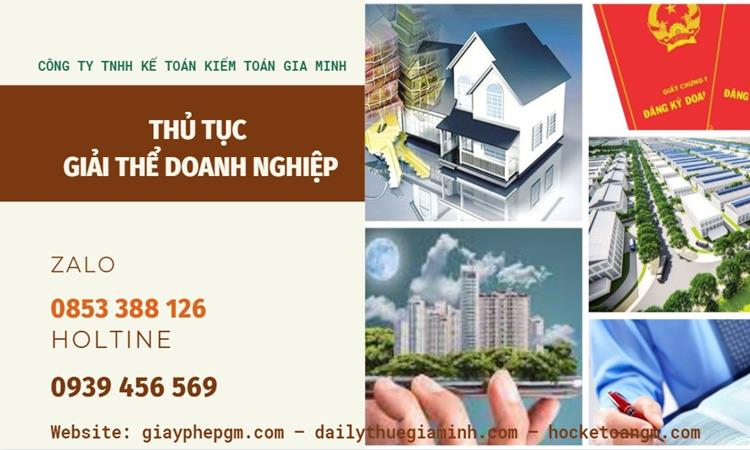 THỦ TỤC GIẢI THỂ DOANH NGHIỆP TẠI THÀNH PHỐ THỦ ĐỨC TRỌN GÓI 4 Thủ tục giải thể doanh nghiệp tại Thành Phố Thủ Đức trọn gói