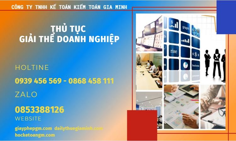Thủ tục giải thể doanh nghiệp tại Thị Xã Duy Tiên trọn gói 