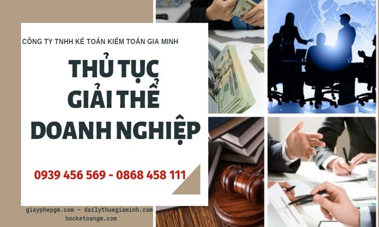 Thủ tục giải thể doanh nghiệp tại Yên Bái trọn gói 