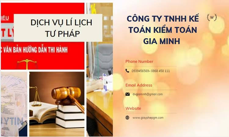 Thủ tục làm lý lịch tư pháp số 1 tại Kiên Giang 