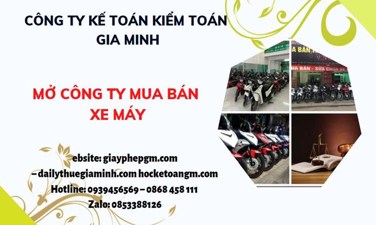 Thủ tục mở công ty mua bán xe máy tại Lào Cai