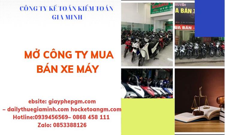 Thủ tục mở công ty mua bán xe máy tại Quảng Ninh