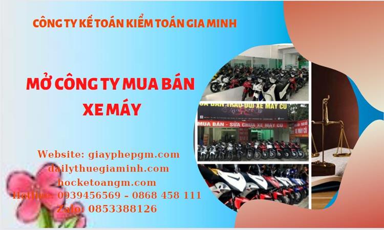 Thủ tục mở công ty mua bán xe máy tại Thành phố Hưng Yên