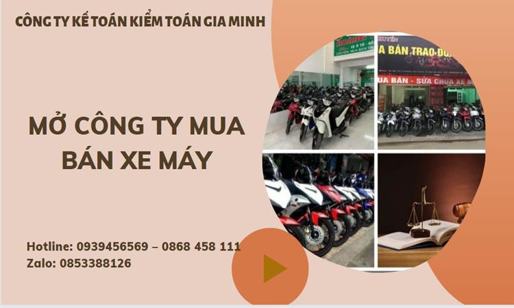 Thủ tục mở công ty mua bán xe máy tại Thị xã Mỹ Hào
