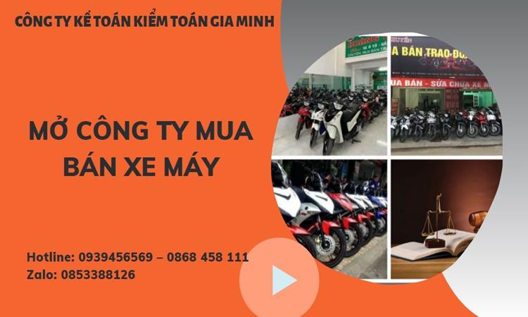 Thủ tục mở công ty mua bán xe máy tại Vũng Tàu