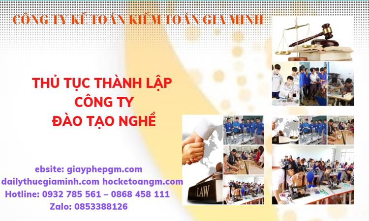 Thủ tục thành lập công ty đào tạo nghề tại Bắc Giang