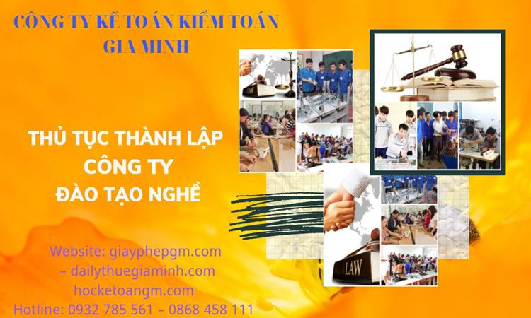 Thủ tục thành lập công ty đào tạo nghề tại Bắc Ninh