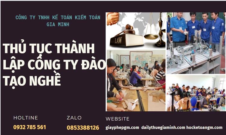 Thủ tục thành lập công ty đào tạo nghề tại Bình Dương