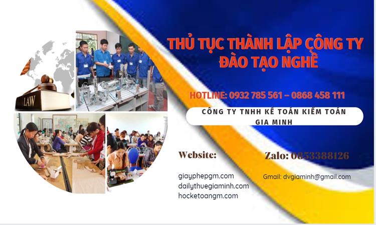 Thủ tục thành lập công ty đào tạo nghề tại Đà Nẵng