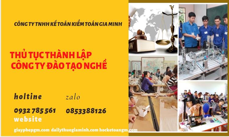 Thủ tục thành lập công ty đào tạo nghề tại Đắk Lắk