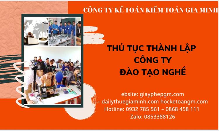 Thủ tục thành lập công ty đào tạo nghề tại Đồng Tháp