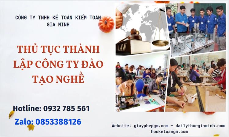 Thủ tục thành lập công ty đào tạo nghề tại Hòa Bình