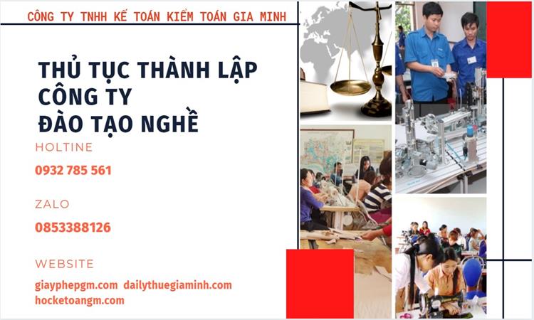Thủ tục thành lập công ty đào tạo nghề tại Huyện Bình Lục