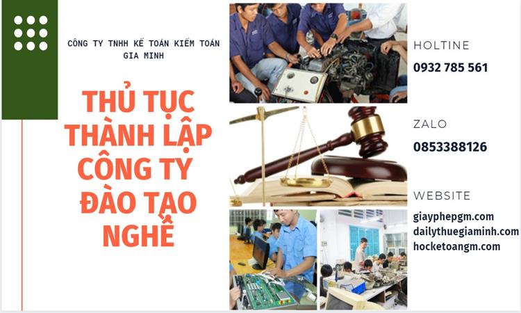 Thủ tục thành lập công ty đào tạo nghề tại Huyện Khoái Châu