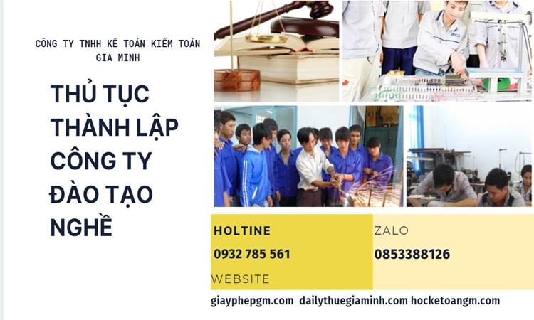 Thủ tục thành lập công ty đào tạo nghề tại Huyện Kim Bảng