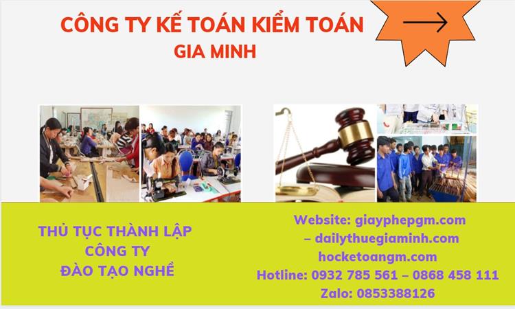 Thủ tục thành lập công ty đào tạo nghề tại Lạng Sơn