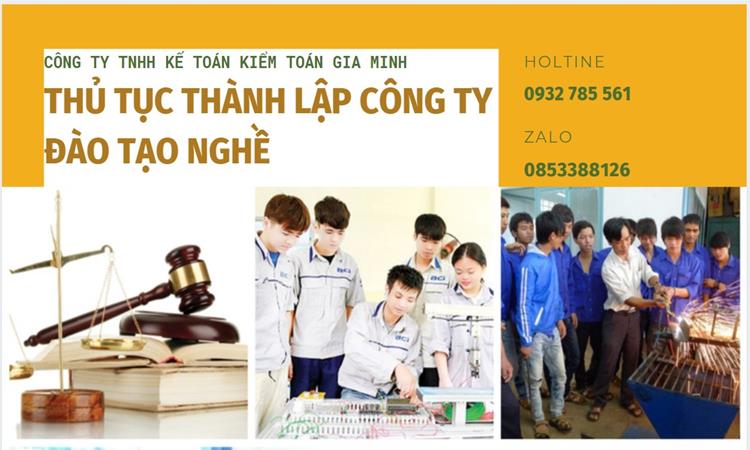 Thủ tục thành lập công ty đào tạo nghề tại Quận Bình Thủy