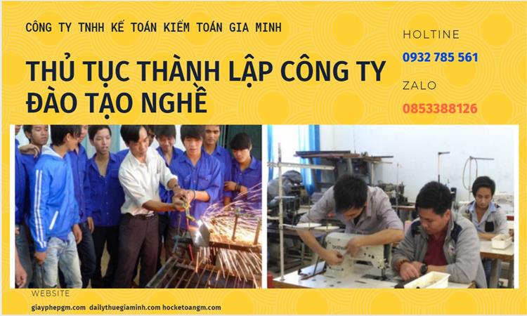 Thủ tục thành lập công ty đào tạo nghề tại Quận Ô Môn