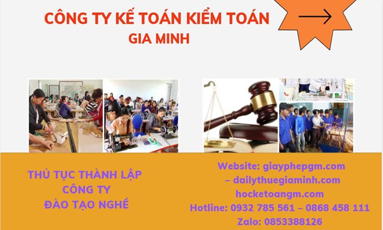 Thủ tục thành lập công ty đào tạo nghề tại Quảng Trị