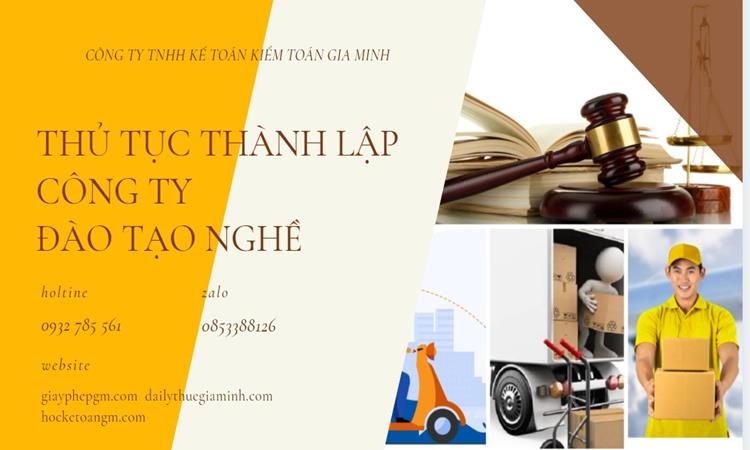 Thủ tục thành lập công ty đào tạo nghề tại Thái Nguyên