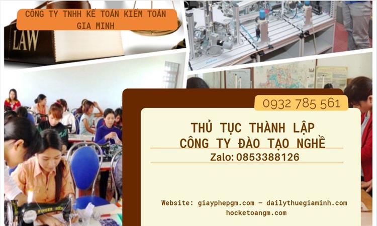 Thủ tục thành lập công ty đào tạo nghề tại Thanh Hóa