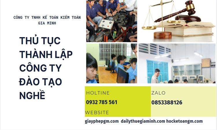 Thủ tục thành lập công ty đào tạo nghề tại Thành Phố Hải Phòng