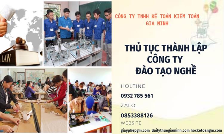 Thủ tục thành lập công ty đào tạo nghề tại Thị xã Duy Tiên