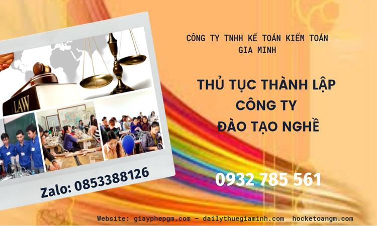 Thủ tục thành lập công ty đào tạo nghề tại Thị xã Mỹ Hào