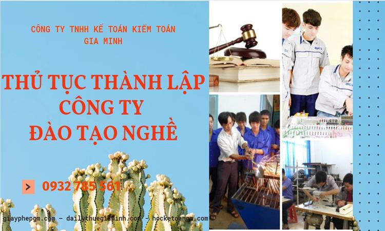 Thủ tục thành lập công ty đào tạo nghề tại Thừa Thiên Huế