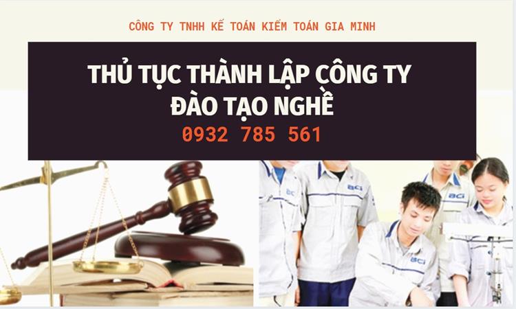 Thủ tục thành lập công ty đào tạo nghề tại Tiền Giang