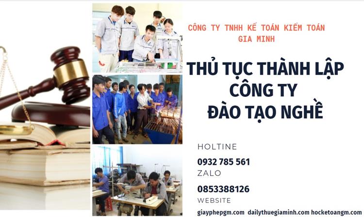 Thủ tục thành lập công ty đào tạo nghề tại TP Đà Nẵng