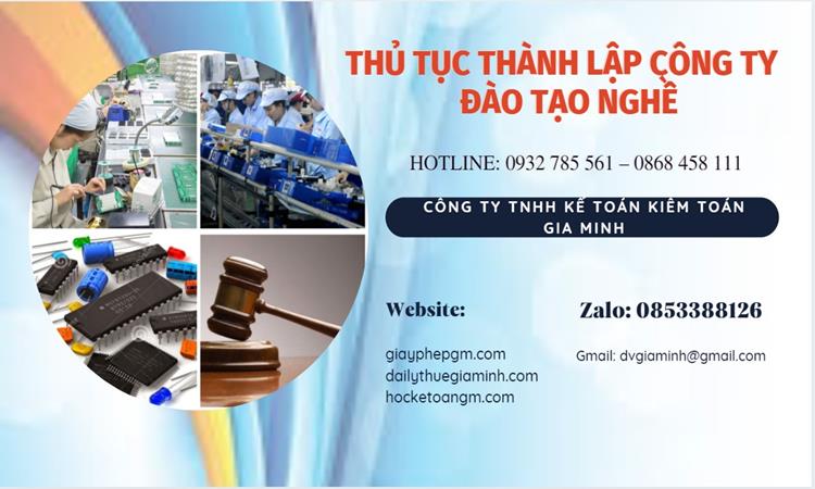 Thủ tục thành lập công ty đào tạo nghề tại TP Hải Phòng