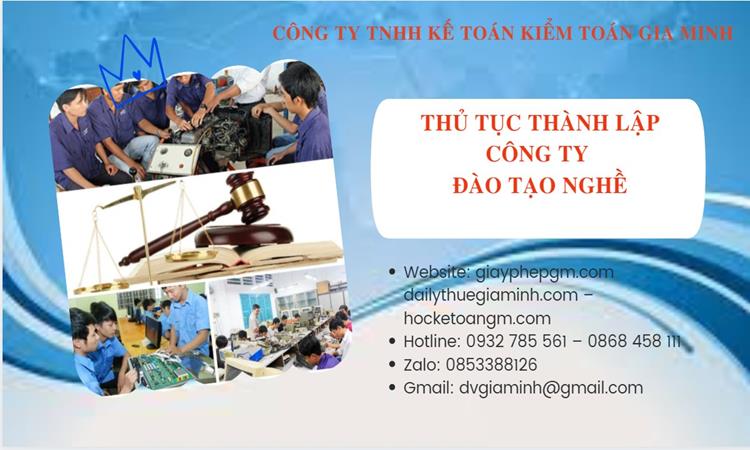 Thủ tục thành lập công ty đào tạo nghề tại Trà Vinh