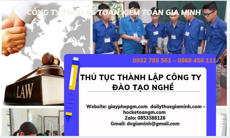Thủ tục thành lập công ty đào tạo nghề tại Vũng Tàu