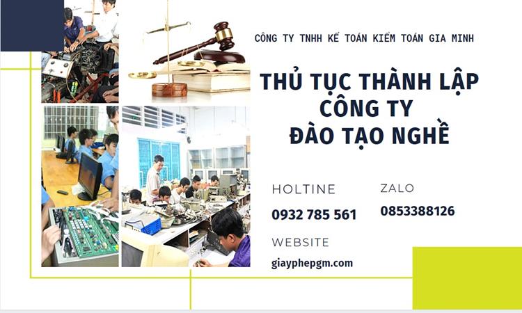 Thủ tục thành lập công ty đào tạo nghề tại Yên Bái