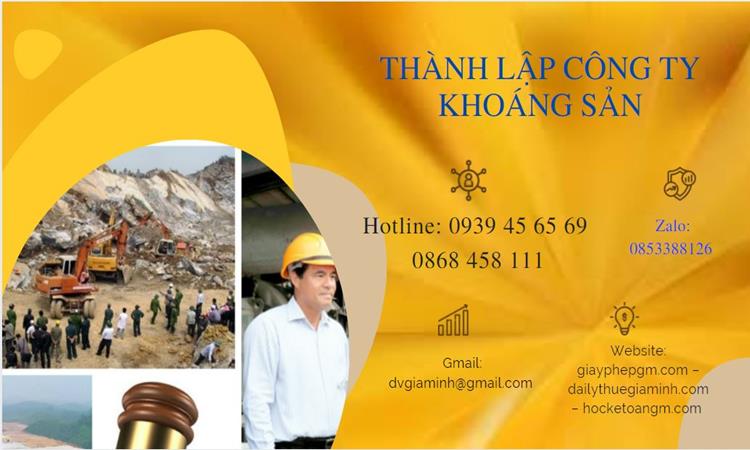 Thủ tục thành lập công ty khai thác khoáng sản tại Đà Nẵng 