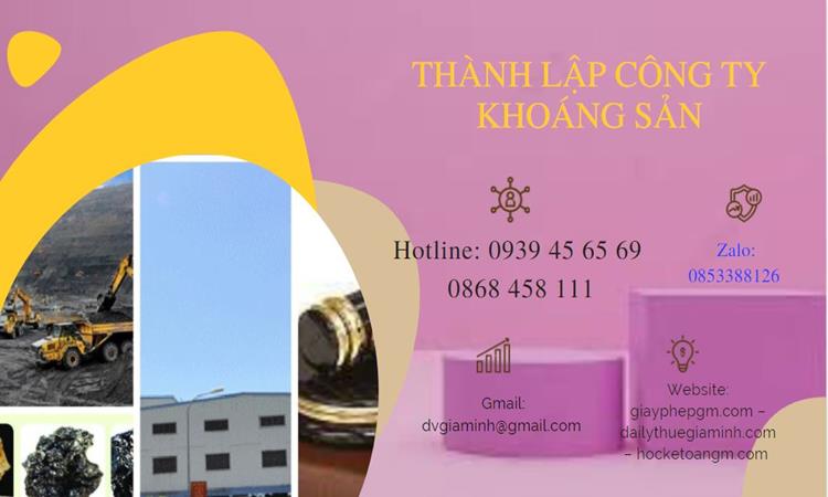 Thủ tục thành lập công ty khai thác khoáng sản tại Đắk Nông 
