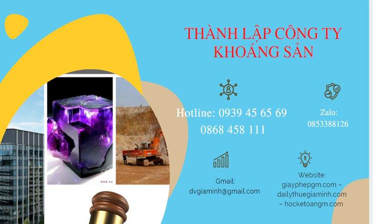 Thủ tục thành lập công ty khai thác khoáng sản tại Huyện Mỹ Đức 