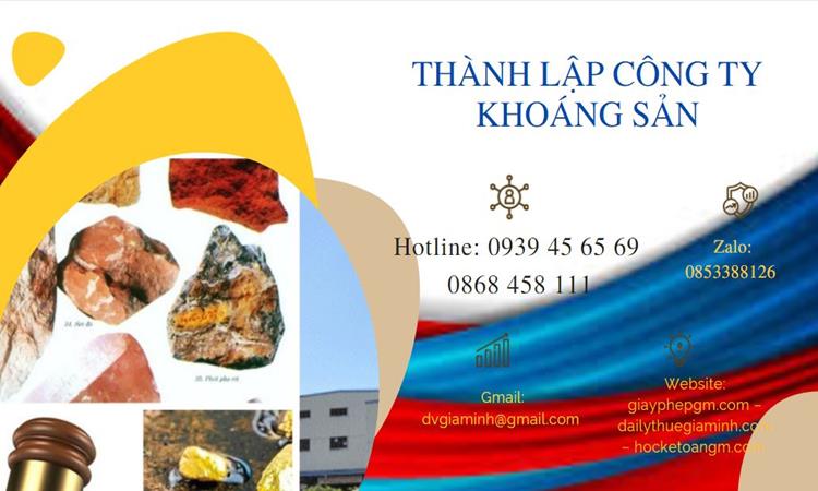 Thủ tục thành lập công ty khai thác khoáng sản tại Huyện Thường Tín 