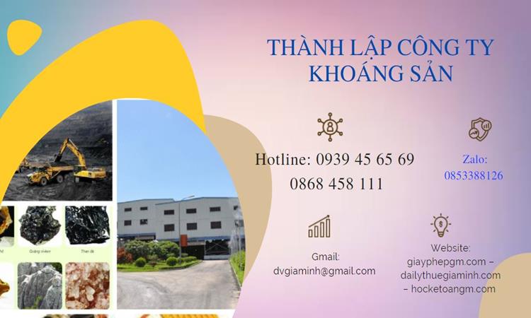 Thủ tục thành lập công ty khai thác khoáng sản tại Nha Trang 