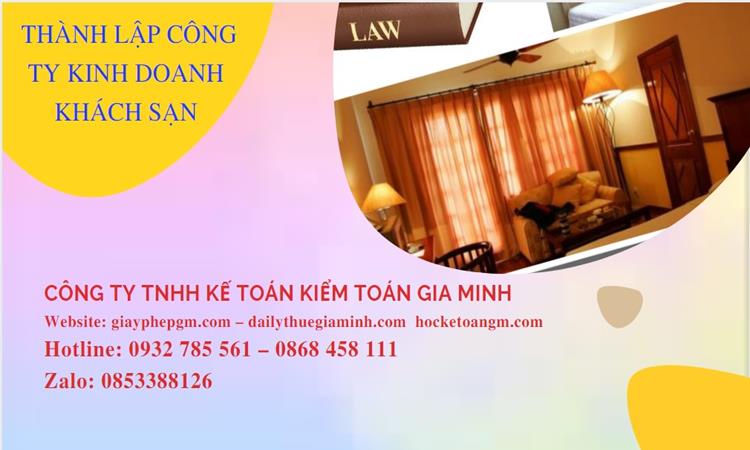 Thủ tục thành lập công ty kinh doanh khách sạn tại Bắc Giang