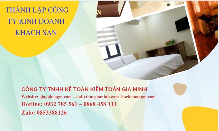  Thủ tục thành lập công ty kinh doanh khách sạn tại Cần Thơ  