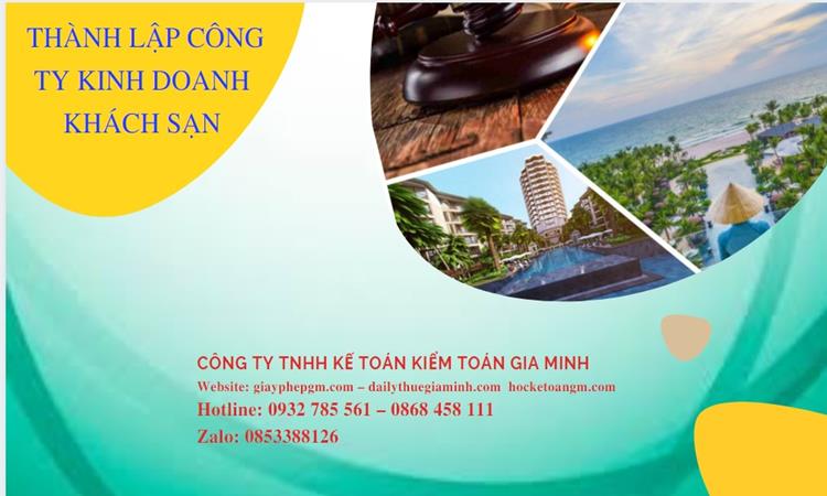 Thủ tục thành lập công ty kinh doanh khách sạn tại Điện Biên