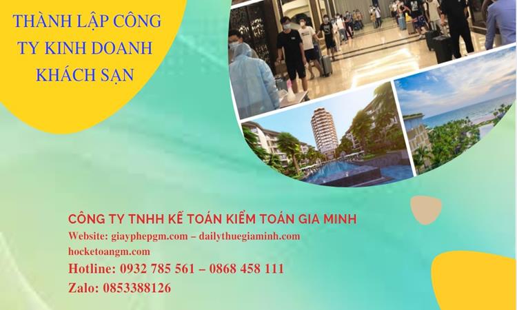 Thủ tục thành lập công ty kinh doanh khách sạn tại Đồng Tháp