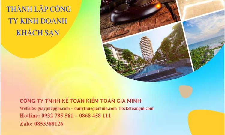  Thủ tục thành lập công ty kinh doanh khách sạn tại Hà Giang