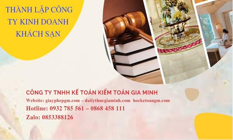  Thủ tục thành lập công ty kinh doanh khách sạn tại Hà Nội